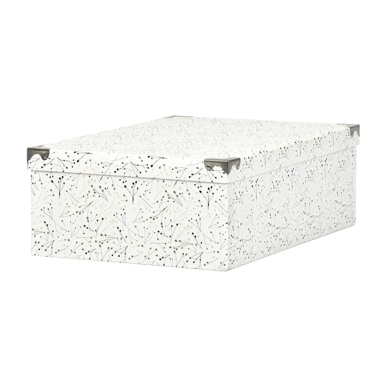 Gifi Entretien Du Linge|Boîte de rangement en carton L.44 x l.31 x H.15 cm