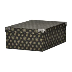 Gifi Entretien Du Linge|Boîte de rangement en carton L.40 x l.26,5 x H.13,8 cm