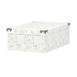 Gifi Entretien Du Linge|Boîte de rangement en carton L.40 x l.26,5 x H.13,8 cm