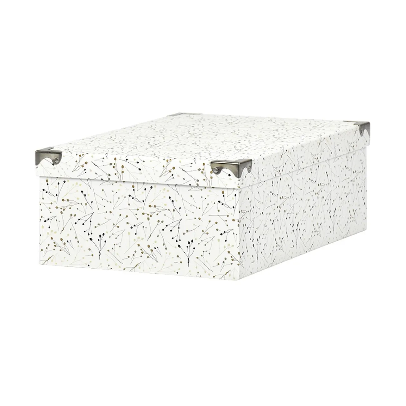 Gifi Entretien Du Linge|Boîte de rangement en carton L.40 x l.26,5 x H.13,8 cm