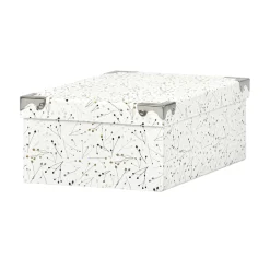 Gifi Entretien Du Linge|Boîte de rangement en carton L.28 x l.19,5 x H.10,8 cm