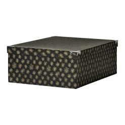 Gifi Entretien Du Linge|Boîte de rangement en carton L.48 x l.33,5 x H.16 cm