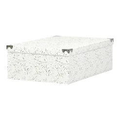 Gifi Entretien Du Linge|Boîte de rangement en carton L.48 x l.33,5 x H.16 cm