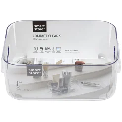 Gifi Entretien Du Linge|Boîte de rangement en plastique transparent SmartStore Compact Clear S