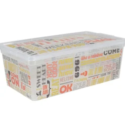 Gifi Rangement|Boîte de rangement 6L design weekend