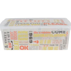 Gifi Rangement|Boîte de rangement 6L design weekend