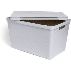 Gifi Rangement|Boîte de rangement 51L plastique 56x36x32cm