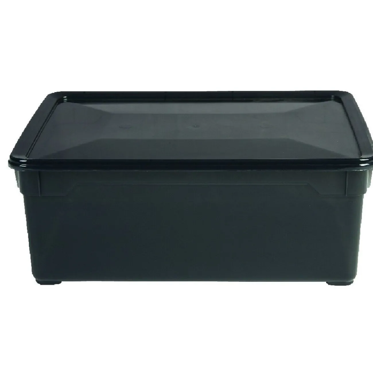 Gifi Entretien Du Linge|Boîte de rangement noire 10 L