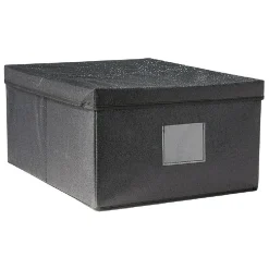 Gifi Entretien Du Linge|Boîte de rangement pailletée avec couvercle 3 couleurs