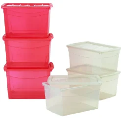 Gifi Rangement|Boîte de rangement paprika 60 L x3