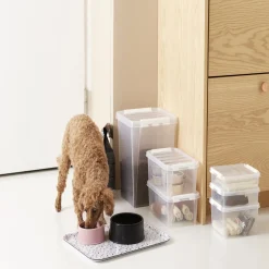 Gifi Entretien Du Linge|Boîte de rangement plastique transparent 1L