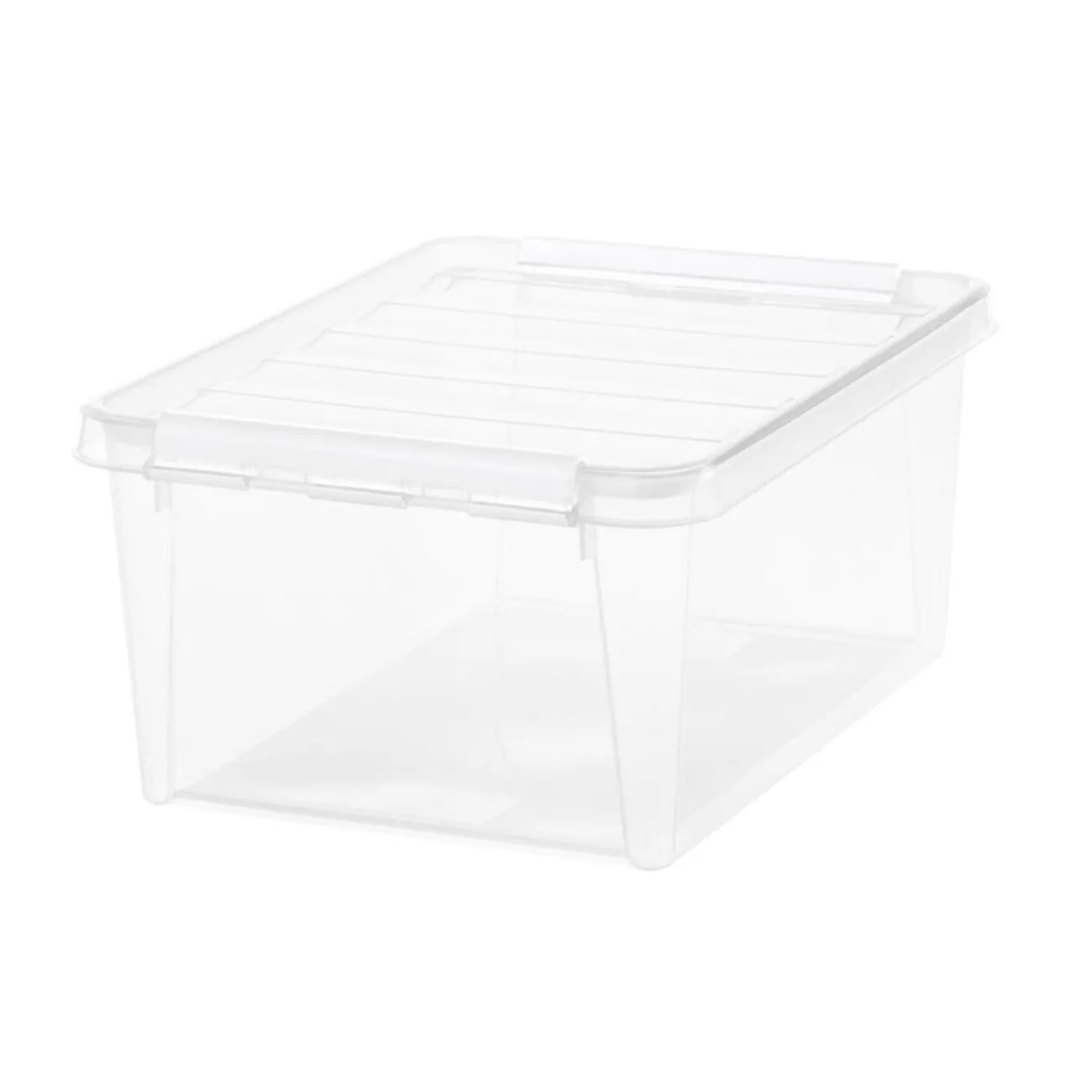Gifi Rangement|Boîte de rangement plastique transparent 14L
