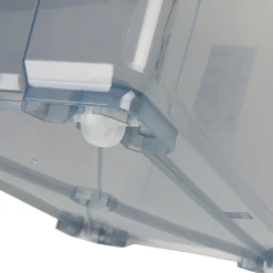 Gifi Rangement|Boîte de rangement plastique noir fumé 78 L