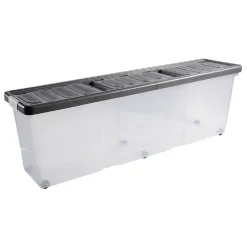 Gifi Entretien Du Linge|Boîte de rangement plastique sapin Noël 90L 120x39xH33 cm