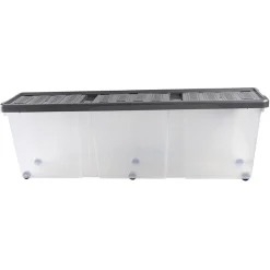 Gifi Entretien Du Linge|Boîte de rangement plastique sapin Noël 90L 120x39xH33 cm