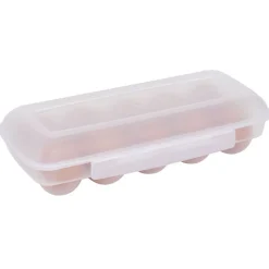 Gifi Boîte de rangement pour 10 oeufs - L.27x11,5xH6,8cm
