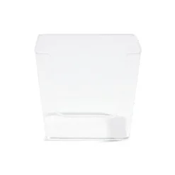 Gifi Aménagement Salle De Bain^Boîte de rangement salle de bain plastique transparent 16,5x16,5xH14,5 cm