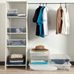 Gifi Rangement|Boîte de rangement transparente 5 L