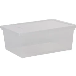Gifi Rangement|Boîte de rangement transparente 10 L