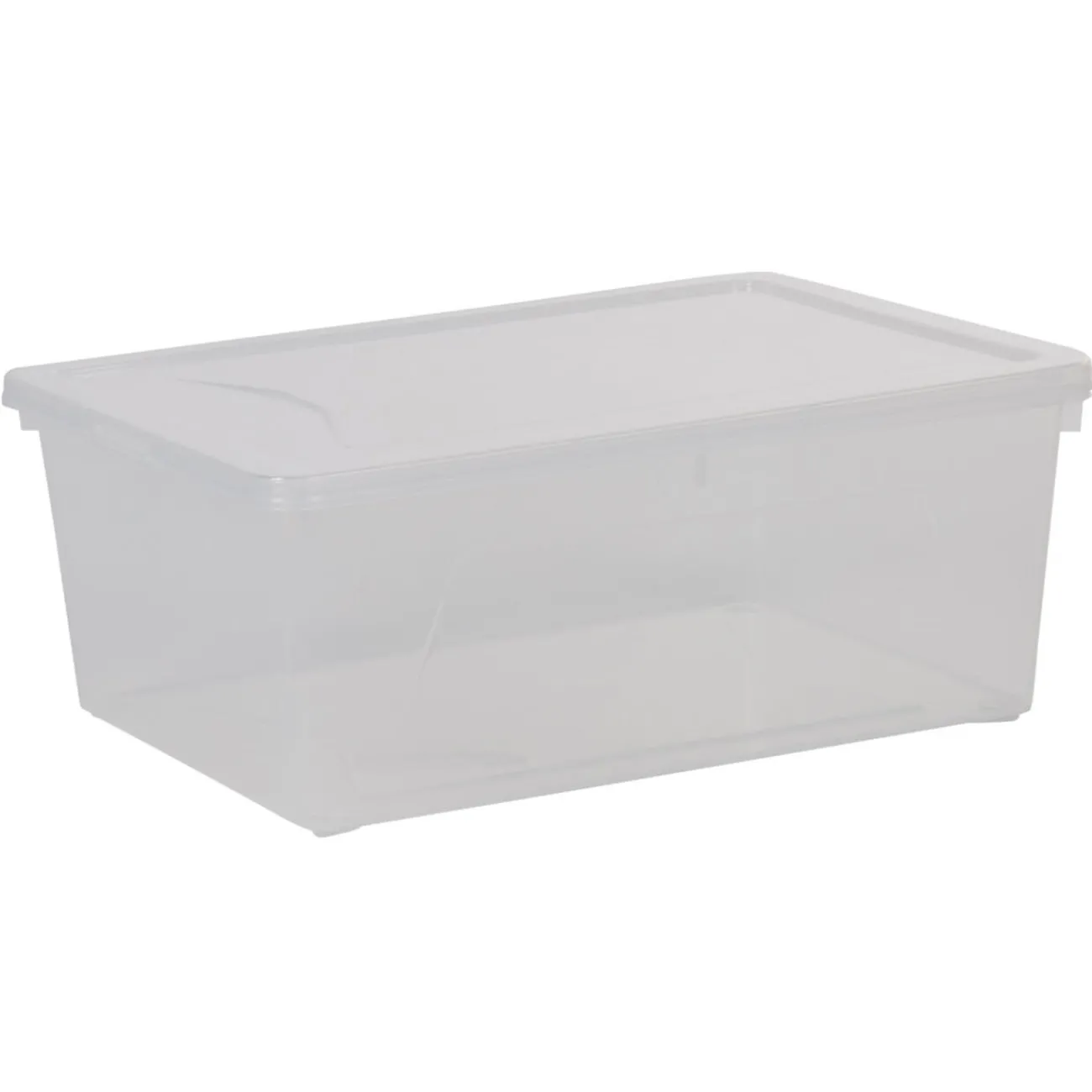 Gifi Rangement|Boîte de rangement transparente 10 L