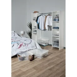 Gifi Rangement|Boîte de rangement transparente 18 L