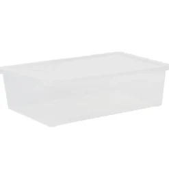 Gifi Rangement|Boîte de rangement transparente 22 L