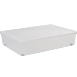 Gifi Rangement|Boîte de rangement transparente 55 L