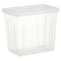 Gifi Rangement|Boîte de rangement transparente avec couvercle 8,8L