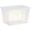 Gifi Rangement|Boîte de rangement transparente avec couvercle 18,8L