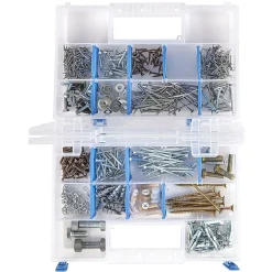 Gifi Entretien Du Linge|Boîte de rangement transparente avec séparateur amovible orange