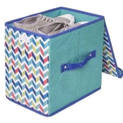 Gifi Rangement|Boîte de rangement étroite design zigzag