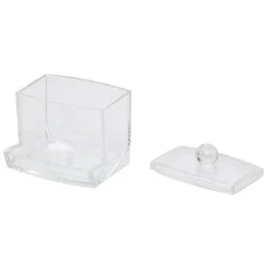 Gifi Beauté^Boîte distributeur à coton tige transparent