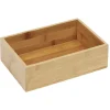 Gifi Aménagement Salle De Bain^Boîte en bambou organisateur L.22,5xl.15xH.6,5 cm
