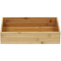 Gifi Aménagement Salle De Bain^Boîte en bambou organisateur L.30xl.15xH.6,5 cm