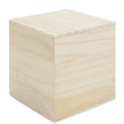 Gifi Rangement|Boîte en bois à personnaliser 15x15x15cm