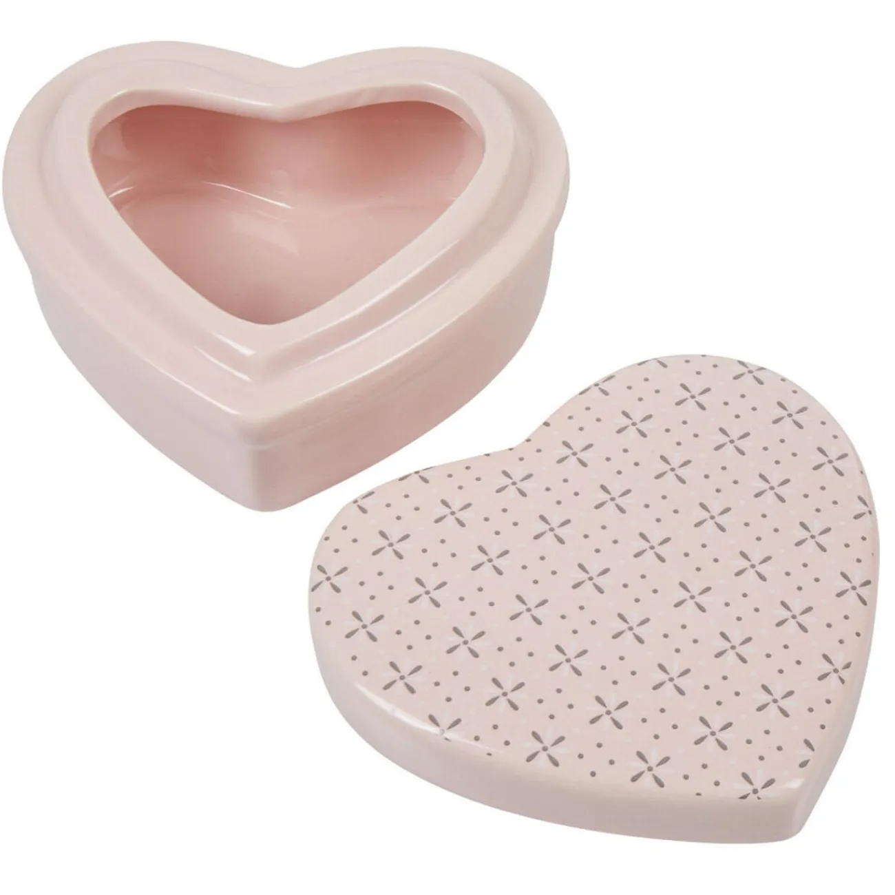 Gifi Rangement|Boîte en forme de coeur rose