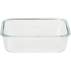 Gifi Boîte en verre et bambou 1,5 L