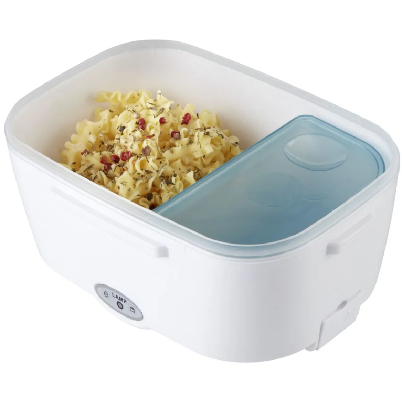 Gifi Boîte lunch chauffante 2 compartiments 1 cuillère