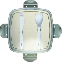 Gifi Boîte lunch 1L avec couverts et bloc réfrigérant