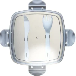 Gifi Boîte lunch 1L avec couverts et bloc réfrigérant