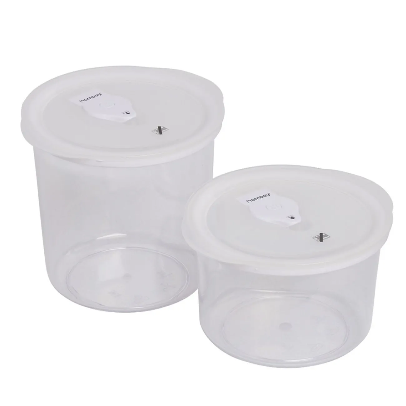 Gifi Boîte machine sous vide transparente x2