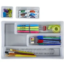 Gifi Rangement|Boîte organisateur de tiroir 6 compartiments