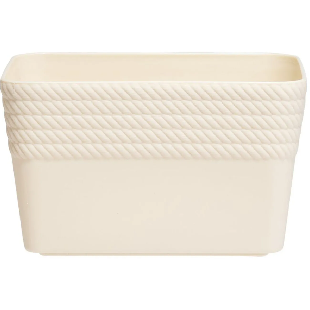 Gifi Aménagement Salle De Bain^Boîte plastique beige 14x11xH8,5cm