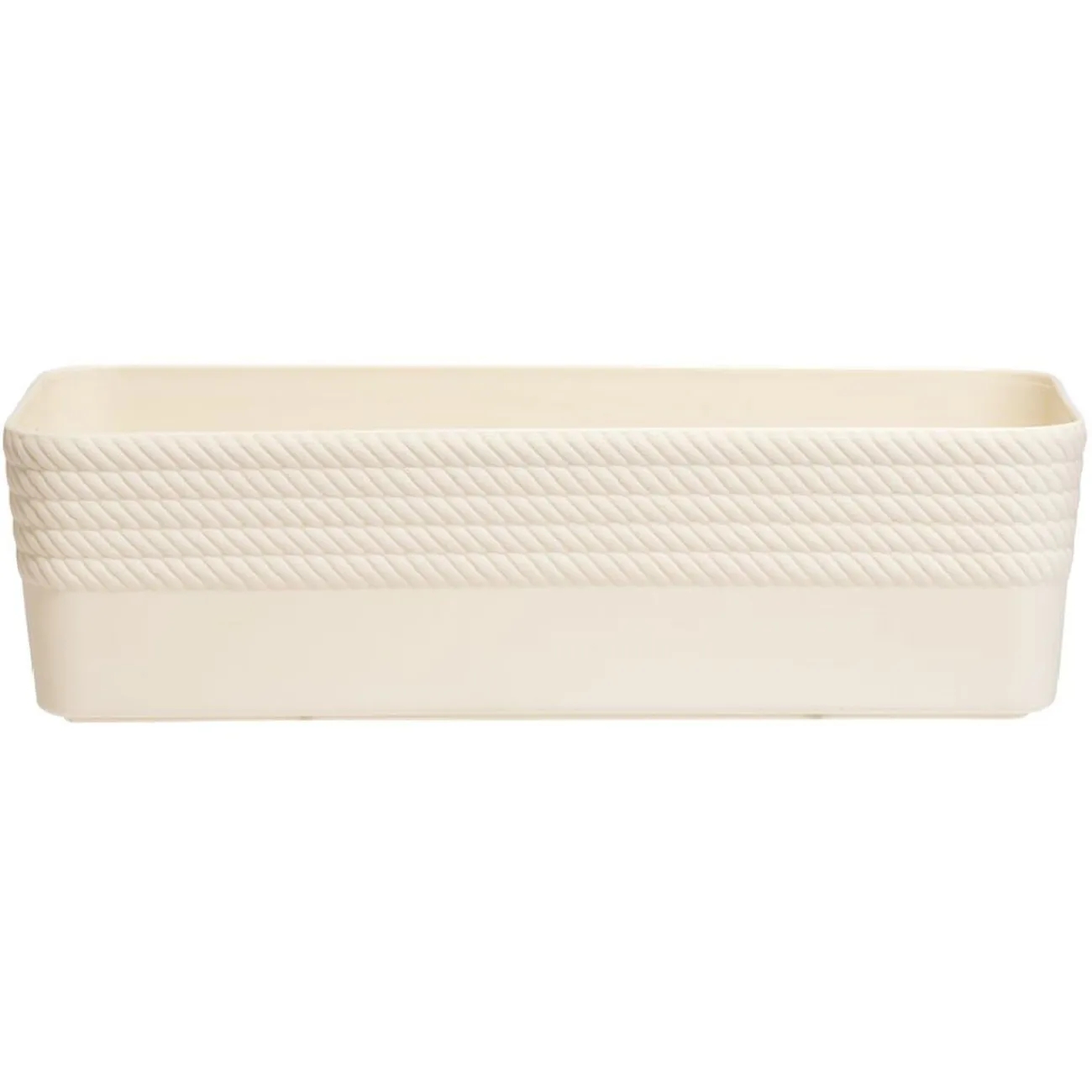 Gifi Aménagement Salle De Bain^Boîte plastique beige 25x11xH7cm