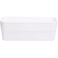 Gifi Aménagement Salle De Bain^Boîte plastique blanc 20x11xH7cm