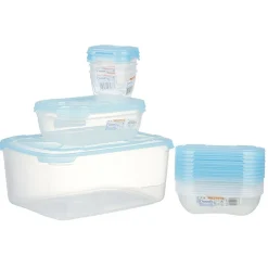 Gifi Boîte plastique bleu x12