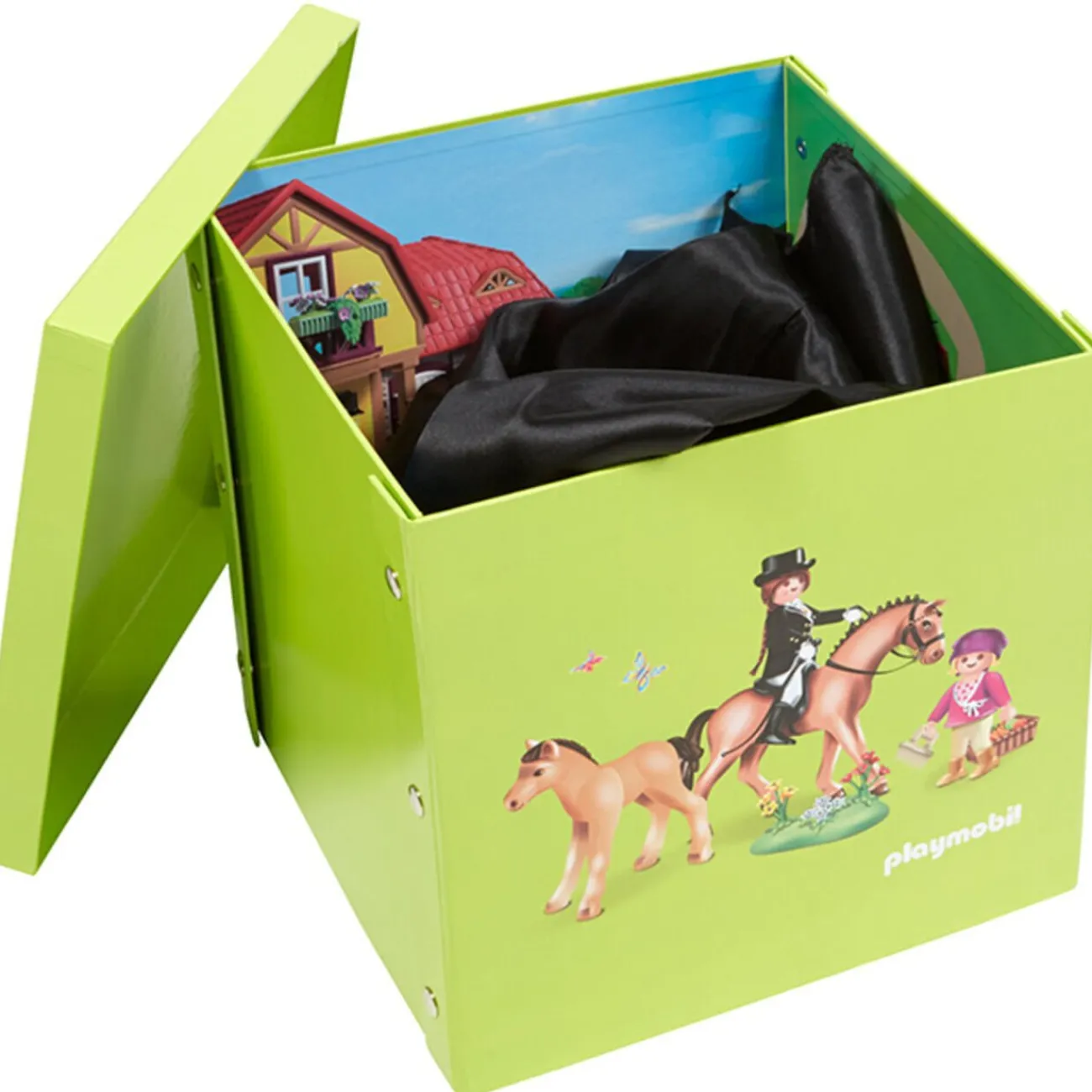 Gifi Rangement|Boîte rangement tapis de jeu Playmobil Ferme