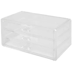 Gifi Beauté^Boîte rectangulaire 3 tiroirs transparents