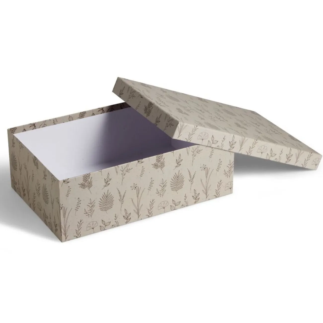 Gifi Rangement|Boîte rectangulaire en carton imprimé 40x26,5xH13,8cm