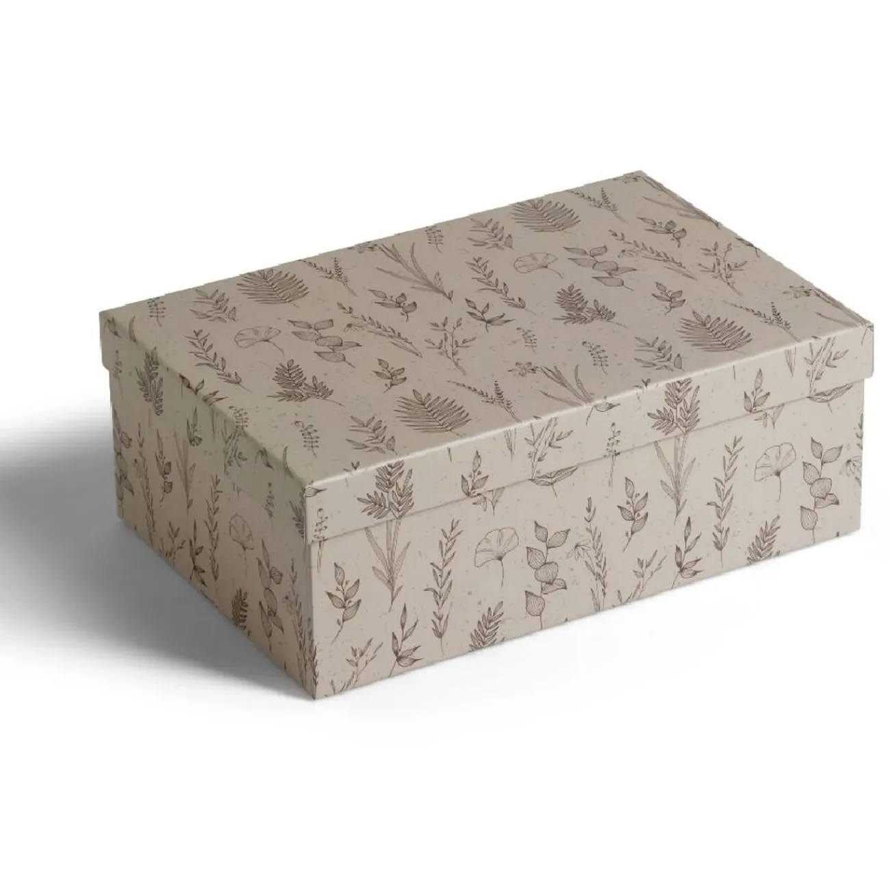 Gifi Rangement|Boîte rectangulaire en carton imprimé 32x21,5xH11,8cm